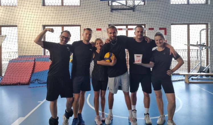 Volleyball Mini-Tournament between Adriatic College and Kompas School